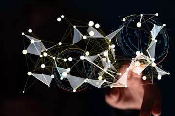 software, web development, programming concept. abstract programming