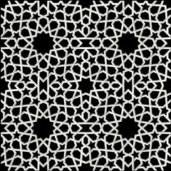 Poster - 3d illustration of parametric oriental pattern