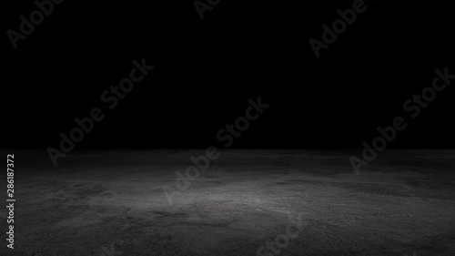 Fotografía Black Background Floor Dramatic Product Scene Concrete Texture