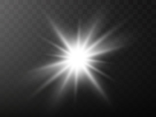 Wall Mural - vector of glare lighting, twinkle lens flares. transparent gradient stars, lightning flare. magic, b