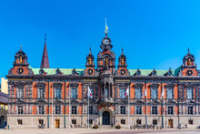 View Of The Town Hall In Malmo, Sweden
