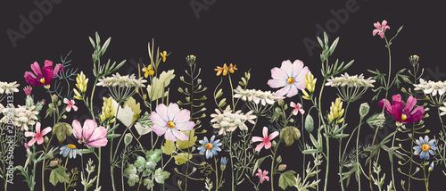 Watercolor floral pattern