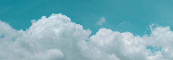 Wall Mural - sky cloud blue background panorama, beautiful white, bright weather light simmer