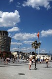 Fototapeta Miasto - Macédoine du Nord : Centre-ville de Skopje 