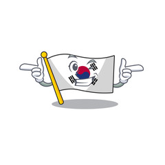 Sticker - Wink korean flag in the cartoon shape