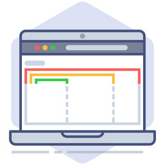 Responsive web page