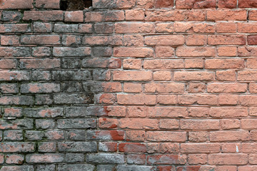 Wall Mural - Old Red Brick Wall with Lots of Texture backdrop copy space