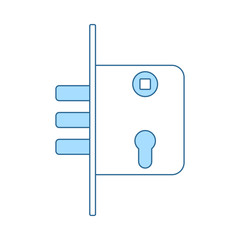 Sticker - Door Lock Icon