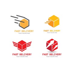 Wall Mural - Fast Delivery logo