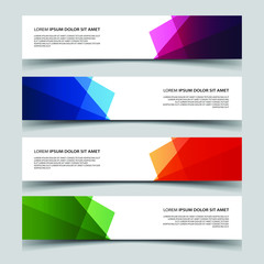 Wall Mural - vector abstract banner web template