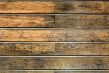 Background From Pine Boards In Light Brown.