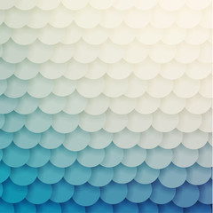 Wall Mural - abstract blue background with 3d circles