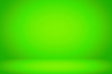 Wall Mural - abstract gradient ufo green room illustration background, suitable for product presentation and back