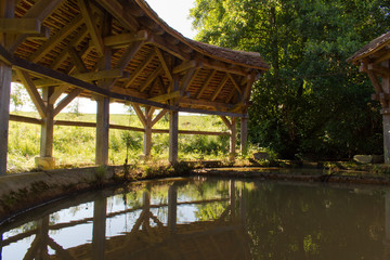 Lavoir à Arzacq Arraziguet dans le département 64 splendide par son rondeur