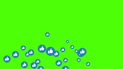 Poster - animation modern abstract like icons motion background