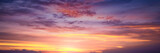 Fototapeta Zachód słońca - Colourful sky and clouds sunset background