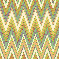 Wall Mural - Seamless zig zag pattern