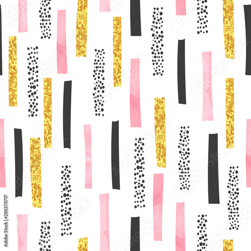 Hand drawn abstract seamles...