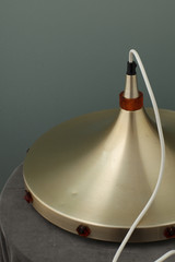 Wall Mural - Vintage hanging lamp, made of sheet metal, danish design,