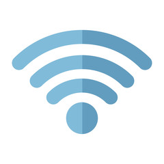 Poster - Isolated wifi vector design