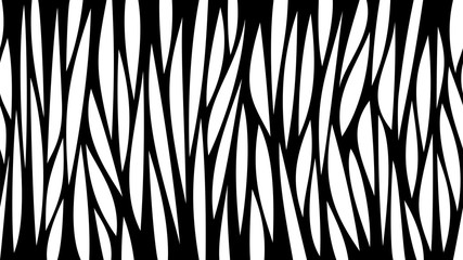 abstract black and white horizontal seamless background with lines and holes. laser cut vector templ