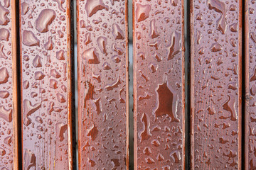 wet wooden boards, background, texture