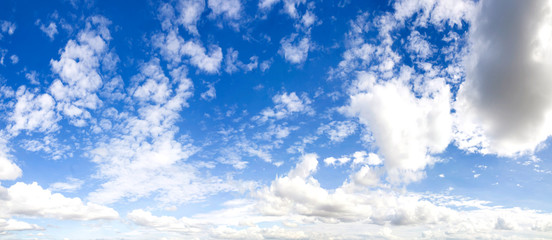 blue sky with cloud in bright morning.