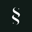 © SUPERGHONAM - Double S icon.Letter S S icon logo design template.creative initial S S symbol.SS icon