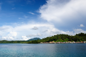 Canvas Print - Indonesia, Sulawesi. Togian islands