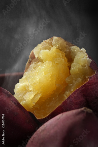 湯気の立つほかほかの焼き芋 Buy This Stock Photo And Explore Similar Images At Adobe Stock Adobe Stock