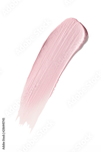 Fotografía Pink colorMake up base foundation on background
