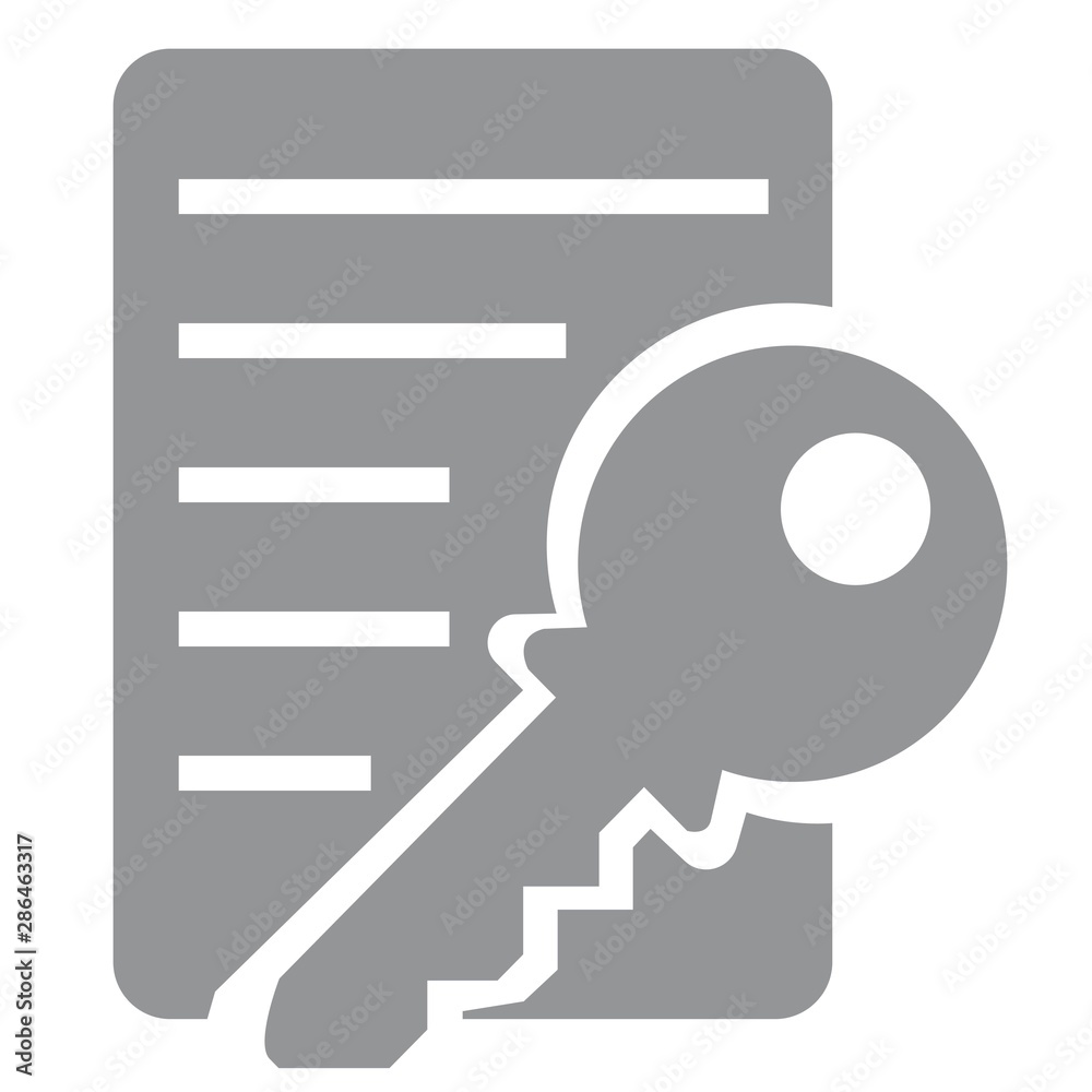 Information Security Icon Collection - key document. Vector icons ...