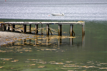 Canvas Print - pontile sul lago