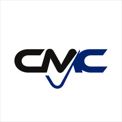Wall Mural - Letter CMC Vector Logo. Check Mark Icon and Symbol. Eps 10.