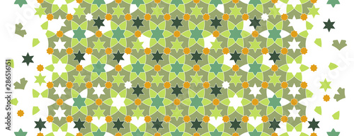 Arabesque vector seamless pattern Tableau sur Toile