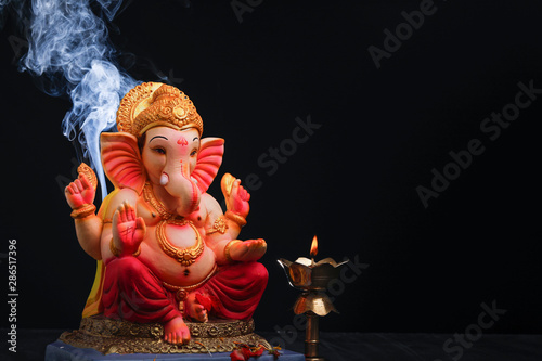 Fotografía Lord ganesha , Indian ganesh festival