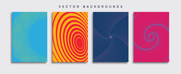 Minimal Vector cover designs. Future Poster template.