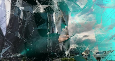 Poster - technologies for connection. mixed media