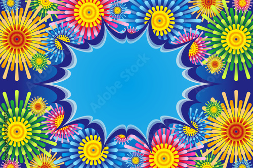 Background Wallpaper Vector Illustration Design Clip Art Free Size Concentration Line Comic Speed Line Speech Bubble Balloon Cloud Line カラフルベクターイラスト背景壁紙 花柄 スピーチバルーン セリフふきだし 無料漫画素材 フリーサイズ Buy This