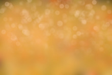 Golden Abstract Sparkeling Bokeh Background With Copyspace For Your Own Creations