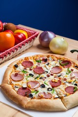 Wall Mural - Pizza on the table