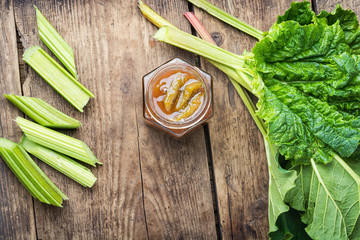 Poster - Homemade rhubarb jam