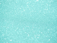 Turquoise Blue Glitter Abstract Background