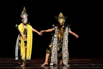 Tari Topeng Panji / Panji Traditional Dance. Traditional mask dance 