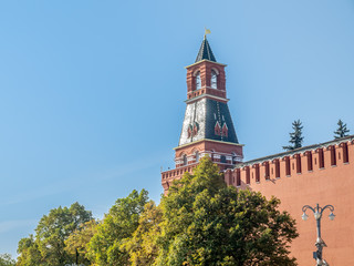 Wall Mural - Nabatnaya tower in Kremlin, Moscow, Russia