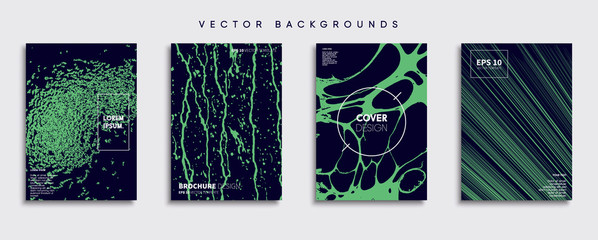 Minimal Vector cover designs. Future Poster template.