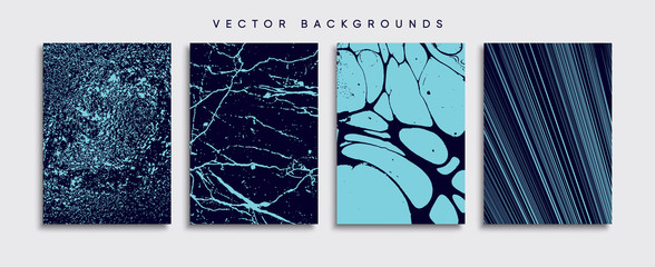Minimal Vector cover designs. Future Poster template.