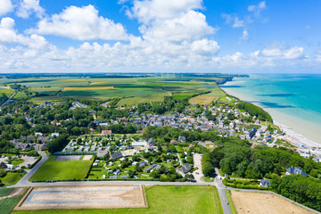 Wall Mural - Veules-les-Roses au bord de la mer