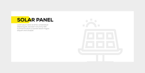 Sticker - SOLAR PANEL BANNER CONCEPT