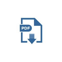 Fototapete - file PDF icon vector design symbol